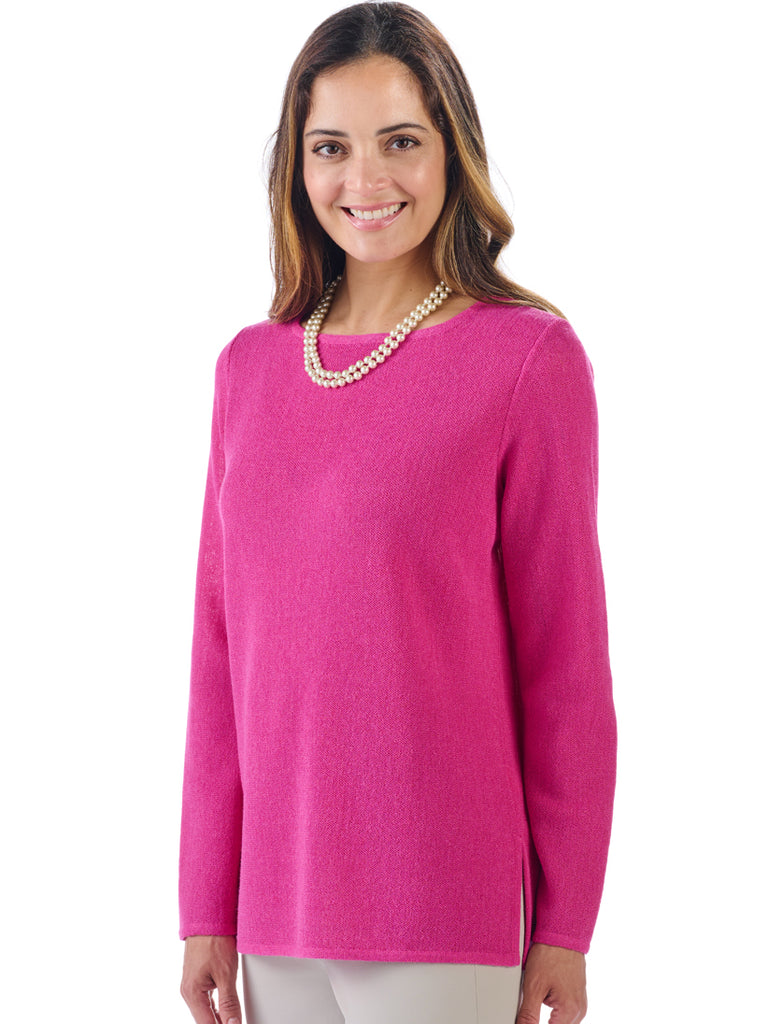 Alpaca Knitwear - Daniela in Fuchsia by Artisan Route