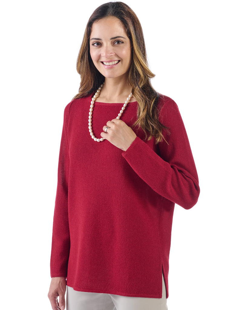 Alpaca Knitwear - Daniela in Red by Artisan Route