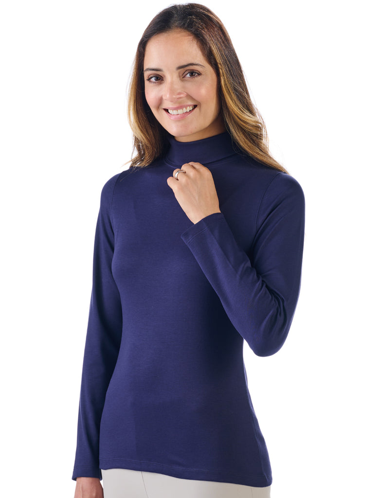 Pima Cotton T Shirt - Paula in Deep Navy by Artisan Route