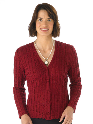 Alpaca Knitwear - Darita in Carmin by Artisan Route